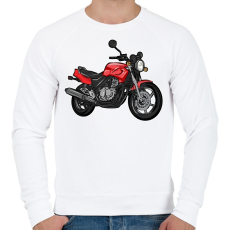 PRINTFASHION Honda Cb 500 y pc32 - Férfi pulóver - Fehér
