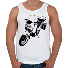 PRINTFASHION honda transalp - Férfi atléta - Fehér
