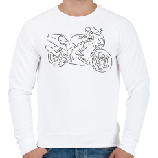 PRINTFASHION honda vfr2 - Férfi pulóver - Fehér
