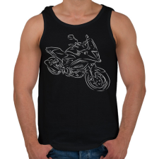 PRINTFASHION honda vfr3 - Férfi atléta - Fekete atléta, trikó