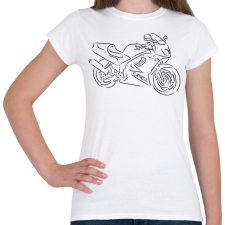 PRINTFASHION honda vfr - Női póló - Fehér női póló