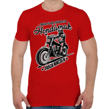 PRINTFASHION Hondásnak párja nincsen - Férfi póló - Piros férfi póló