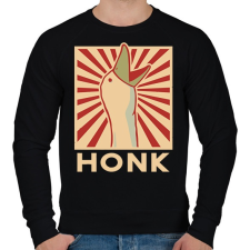 PRINTFASHION honk honk - Férfi pulóver - Fekete férfi pulóver, kardigán