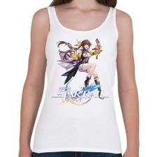 PRINTFASHION Honkai Star Rail - Női atléta - Fehér női trikó