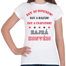 PRINTFASHION Honvéd - Női póló - Fehér női póló