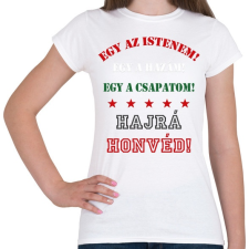 PRINTFASHION Honvéd - Női póló - Fehér női póló