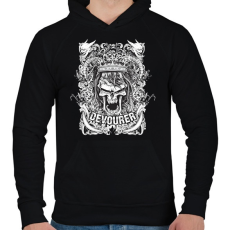 PRINTFASHION Hoodie - Férfi kapucnis pulóver - Fekete