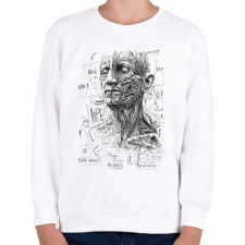 PRINTFASHION ,,Hope,,  - Gyerek pulóver - Fehér gyerek pulóver, kardigán