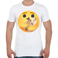 PRINTFASHION Hörcsög - Férfi póló - Fehér