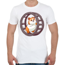 PRINTFASHION Hörcsög - Férfi póló - Fehér férfi póló