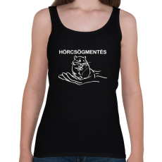 PRINTFASHION Hörcsögmentés - Női atléta - Fekete