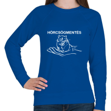 PRINTFASHION Hörcsögmentés - Női pulóver - Királykék női pulóver, kardigán