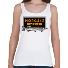 PRINTFASHION Horgász apuka - Női atléta - Fehér