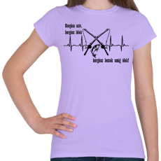 PRINTFASHION Horgász lélek - Női póló - Viola