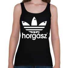 PRINTFASHION Horgász - Női atléta - Fekete női trikó