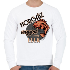 PRINTFASHION horgász vagyok - Férfi pulóver - Fehér női pulóver, kardigán