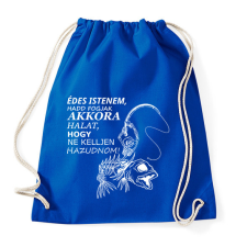 PRINTFASHION Horgászok fohásza - fehér - Sportzsák, Tornazsák - Bright royal tornazsák