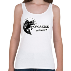 PRINTFASHION Horgászok ne zavarj - Női atléta - Fehér