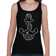 PRINTFASHION Horgony - Női atléta - Fekete női trikó