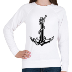 PRINTFASHION Horgony  - Női pulóver - Fehér