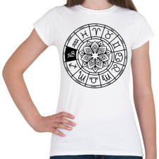 PRINTFASHION horoszkóp bak fekete - Női póló - Fehér női póló