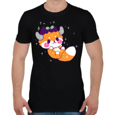 PRINTFASHION Horoszkóp - BIKA - Férfi póló - Fekete férfi póló