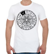 PRINTFASHION horoszkóp halak fekete - Férfi póló - Fehér férfi póló