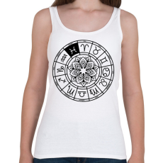 PRINTFASHION horoszkóp halak fekete - Női atléta - Fehér