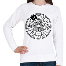 PRINTFASHION horoszkóp halak fekete - Női pulóver - Fehér női pulóver, kardigán