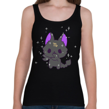 PRINTFASHION horoszkóp-SKORPIÓ - Női atléta - Fekete női trikó