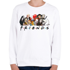 PRINTFASHION Horror friends  - Gyerek pulóver - Fehér gyerek pulóver, kardigán
