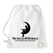 PRINTFASHION Horror- screamworks - halloween - Sportzsák, Tornazsák - Fehér tornazsák