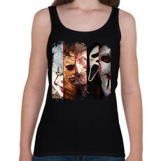 PRINTFASHION Horror szereplők - Női atléta - Fekete