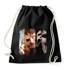 PRINTFASHION Horror szereplők - Sportzsák, Tornazsák - Fekete tornazsák