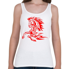 PRINTFASHION horse - Női atléta - Fehér