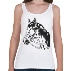 PRINTFASHION Horse - Női atléta - Fehér