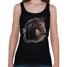PRINTFASHION horse - Női atléta - Fekete