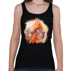 PRINTFASHION horse - Női atléta - Fekete