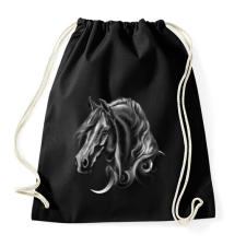 PRINTFASHION horse spirit - Sportzsák, Tornazsák - Fekete tornazsák