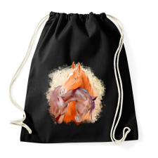 PRINTFASHION horse - Sportzsák, Tornazsák - Fekete tornazsák