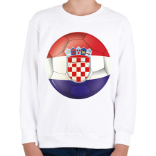 PRINTFASHION Horvát labda - Gyerek pulóver - Fehér gyerek pulóver, kardigán