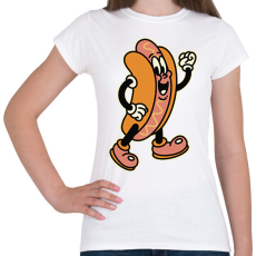 PRINTFASHION Hot dog - Női póló - Fehér