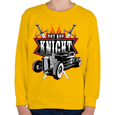 PRINTFASHION HOT ROD király - Gyerek pulóver - Sárga
