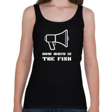 PRINTFASHION HOW MUCH IS THE FISH - Női atléta - Fekete