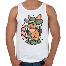 PRINTFASHION Howdy Easter - Férfi atléta - Fehér atléta, trikó