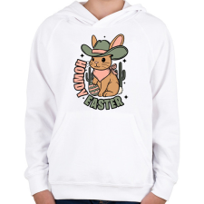 PRINTFASHION Howdy Easter - Gyerek kapucnis pulóver - Fehér gyerek pulóver, kardigán