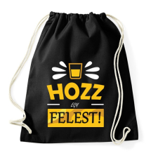 PRINTFASHION Hozz egy felest! - Sportzsák, Tornazsák - Fekete tornazsák