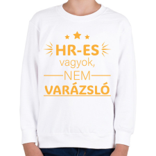 PRINTFASHION HR-es vagyok - Gyerek pulóver - Fehér gyerek pulóver, kardigán