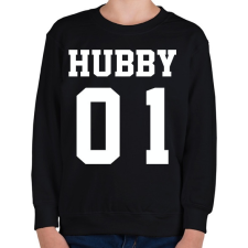 PRINTFASHION Hubby - Gyerek pulóver - Fekete gyerek pulóver, kardigán