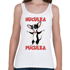 PRINTFASHION Huculka Puculka - Női atléta - Fehér
